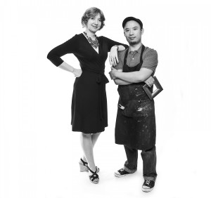 Sok Pho & Melissa Clark-Pho, Owners of The Art of Framing. Jenkintown PA
